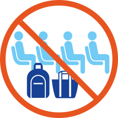 Ne pas encombrer l'allée centrale